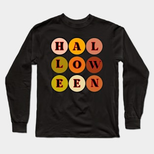 Halloween Retro Style Long Sleeve T-Shirt